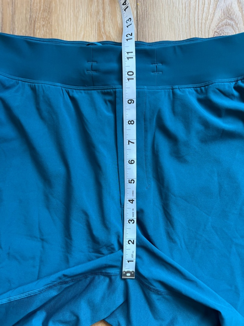 T.H.E. Short 11” Linerless Lululemon Bermuda Teal Men’s Training Shorts Size XL - Picture 11 of 11